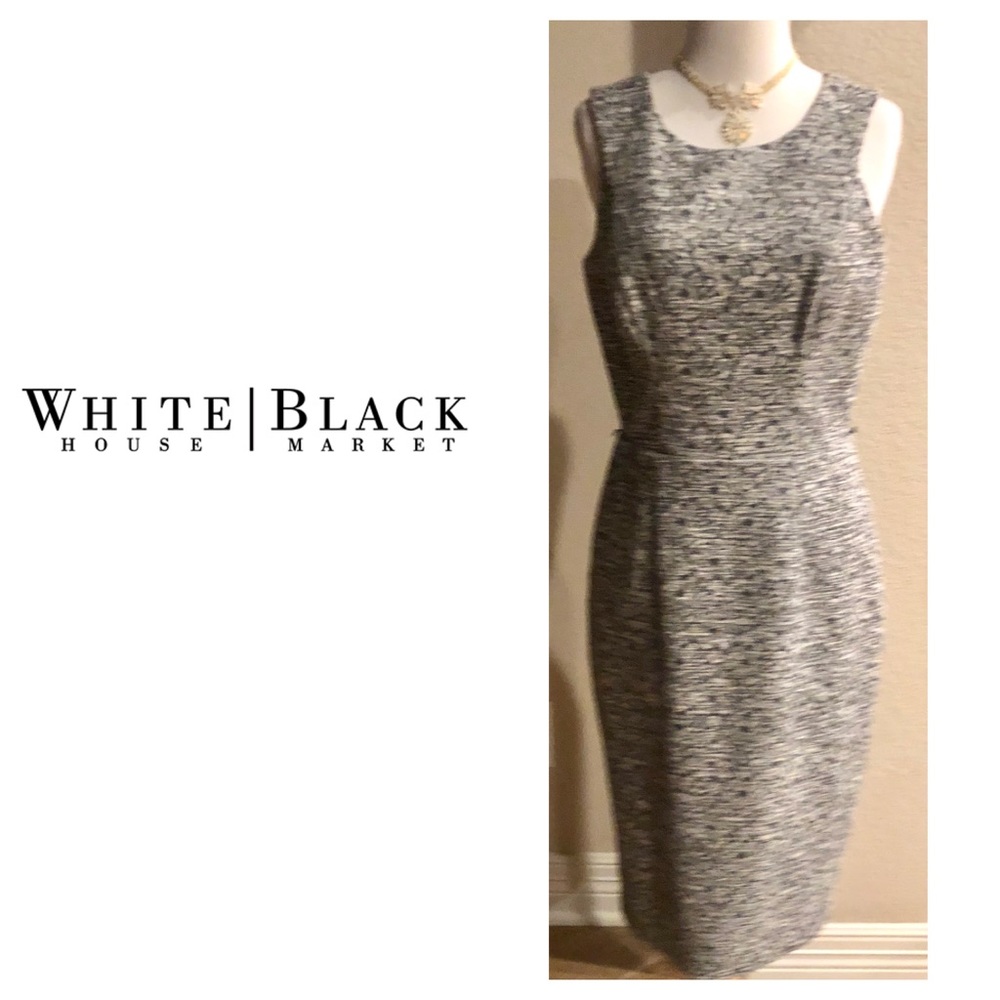 White House Black Market Sleeveless Lace Sheath